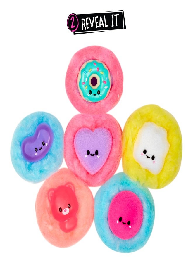 Fluffie Stuffiez Heart Candy & Donut Minis Collectible Feature - Surprise Reveal Unboxing Soft and Squishable Tactile Play Fidget DIY - Image 3