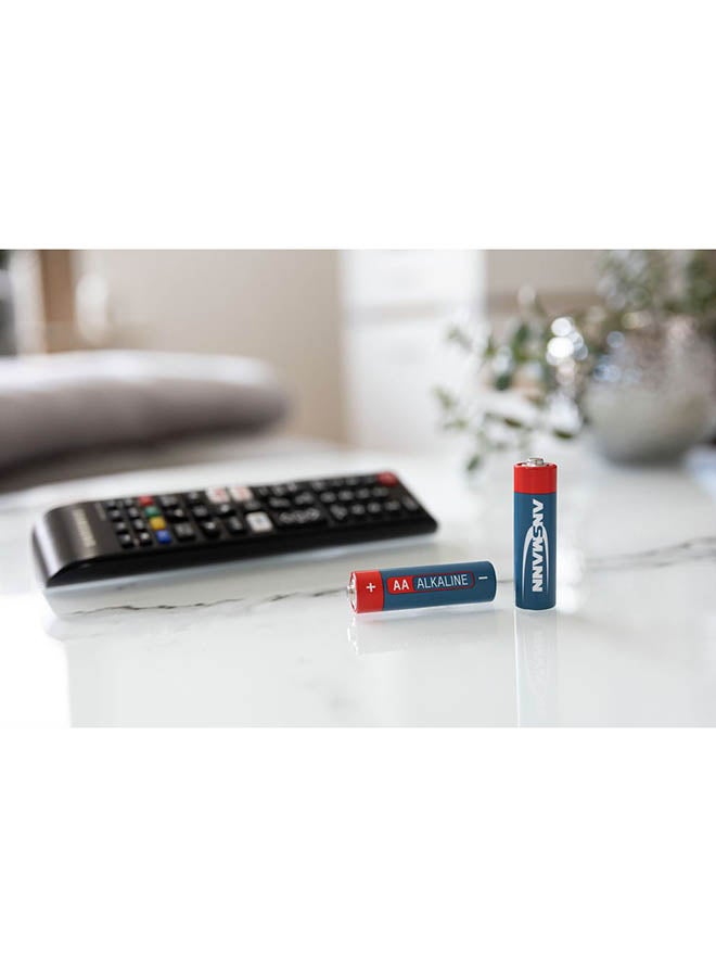 ANSMANN Lr6 1.5 V Mignon AA Alkaline Battery 5 Year Shelf Life  Remote Wall Clock Flash Light Home Toys (Pack Of 4) 5 Years Shelf Life  - Image 2