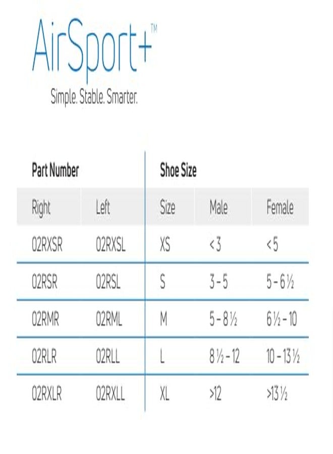 Aircast Airsport+™ Ankle Brace, Left, L - Image 5