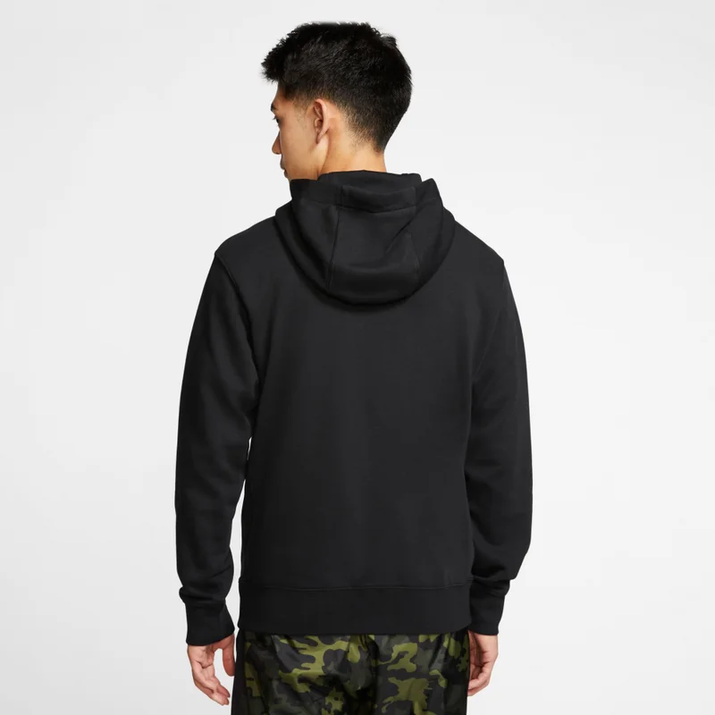 Nike Black Men's Sportswear Club Full-Zip Hoodie for Men | Best Price UAE