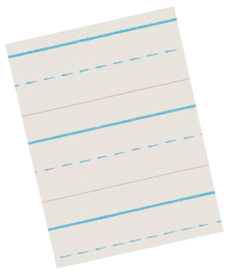 School Smart - 85338 Zaner-Bloser Paper, 1/2 Inch Ruled, 10-1/2 x 8 Inches, 500 Sheets,White - Image 4