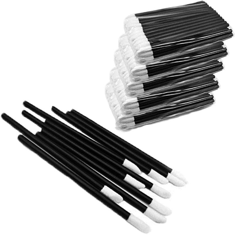 500PcsSet Disposable Lip Brushes Make Up Brush Lipstick Lip Gloss Wands Applicator Tool Makeup Beauty Tool Kits Black