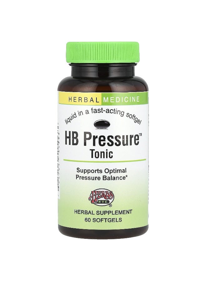 Herbs Etc., HB Pressure™ Tonic, 60 Softgels (Packaging may vary) - Image 1