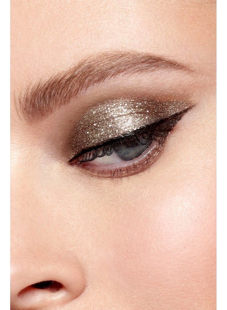 ستيلا ظلال العيون السائلة اللامعة والمتوهجة من ستيلا ماجنيفيسنت ميتالز، لون سموكي ستورم (لون القصدير الفاتح مع بريق فضي) - Image 2