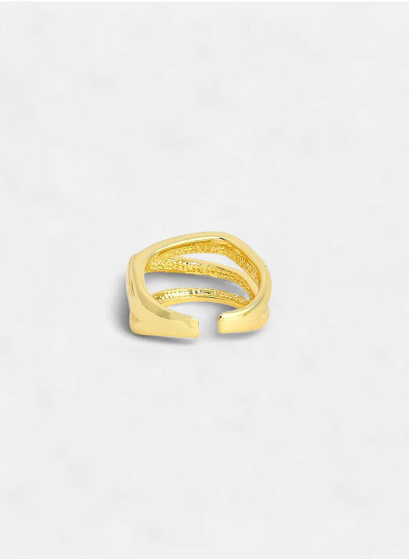 سوهي The Baroque Adjustable Statement Finger Ring