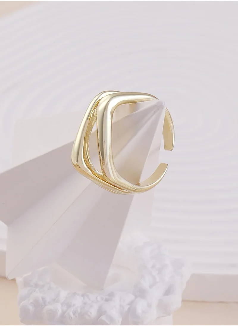 SOHI The Baroque Adjustable Statement Finger Ring