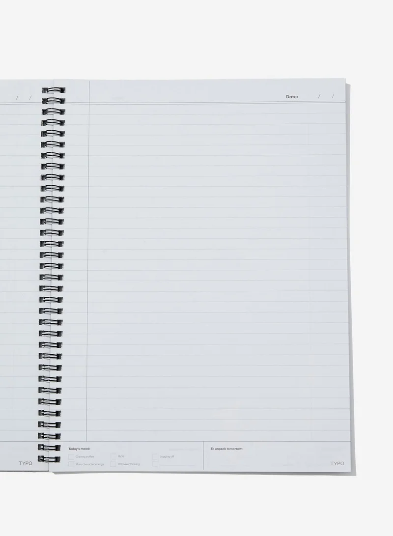 Typo A4 Spinout Notebook