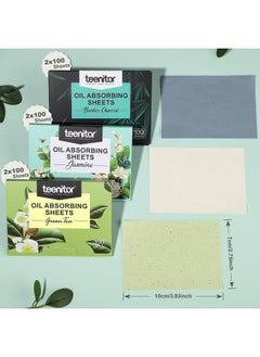 Teenitor Teenitor Oil Blotting Sheets for Face, 600 Sheet Oil Absorbing Sheets for Face, Blotting Papers for Face Blotting Paper for Oily Skin, Oil Wipes for Face Oil Sheets, Oil Pads for Face Oil Control Film  - Image 2