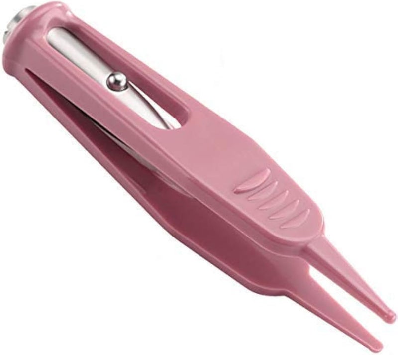 ONWON Infant Nose Cleaning Tweezer with LED Light RoundHead Safe and Effective Clip Care Ear Nose Navel Clean Tool Nipper Plier Pincet Forceps for Relieves Stuffy Nose - Image 1