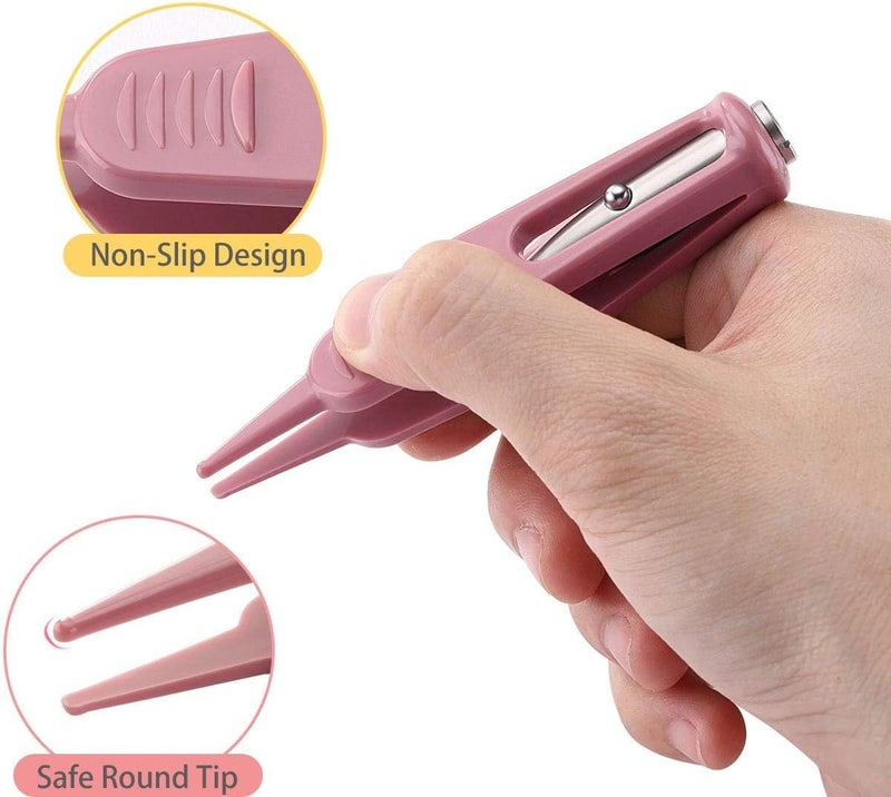 ONWON Infant Nose Cleaning Tweezer with LED Light RoundHead Safe and Effective Clip Care Ear Nose Navel Clean Tool Nipper Plier Pincet Forceps for Relieves Stuffy Nose - Image 5