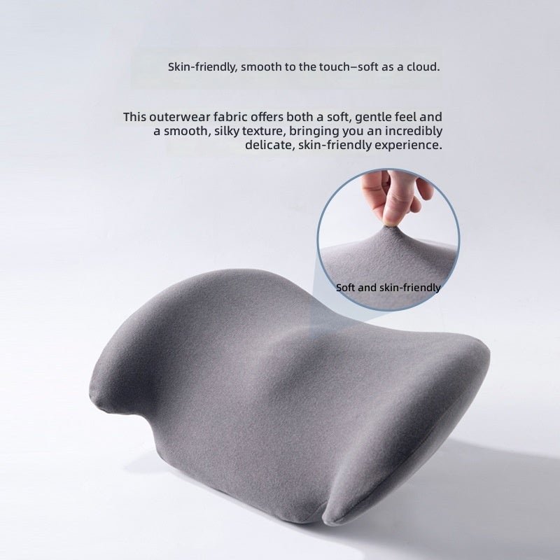 Ergonomic Slow Rebound Memory Foam Lumbar Support Cushion, Adjustable Non Slip Car Back Pillow for Driving Comfort - Image 4