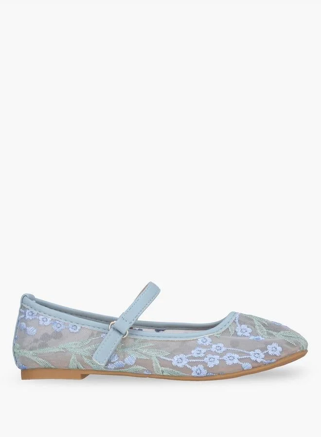 Girls Hook & Loop Ballerina Shoes