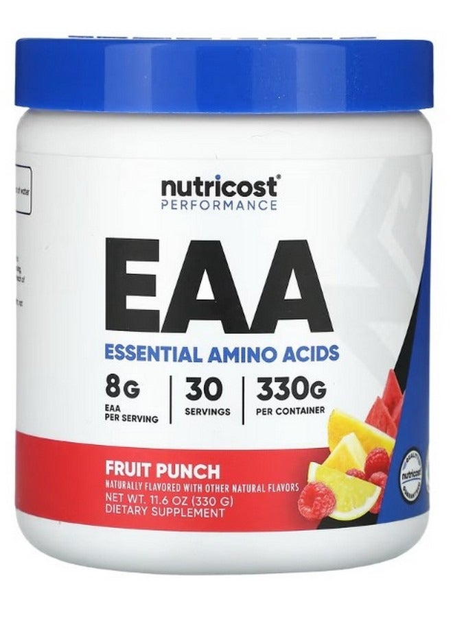 Nutricost Performance Eaa Fruit Punch 11.6 Oz 330 G - Image 1