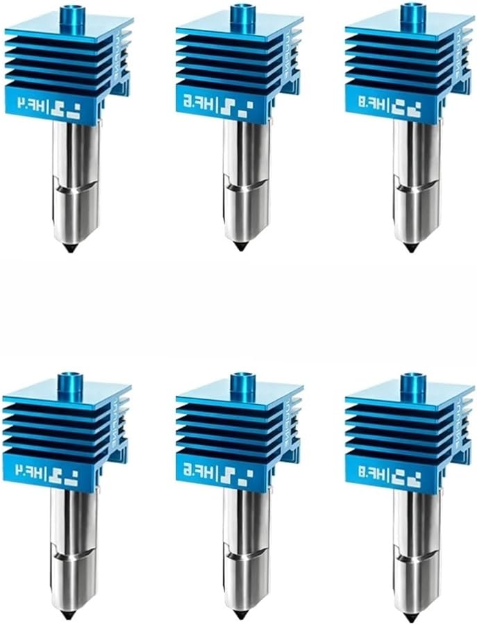 بامبو لاب P2S H2S H2D هوت إند عالية التدفق مجموعة فوهة 0.6 0.8 0.8 مم ترقية TcnCoat - Image 3