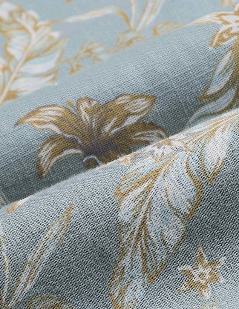Arrow Grey Floral Pattern Pure Cotton Shirt for Men | Best Price UAE