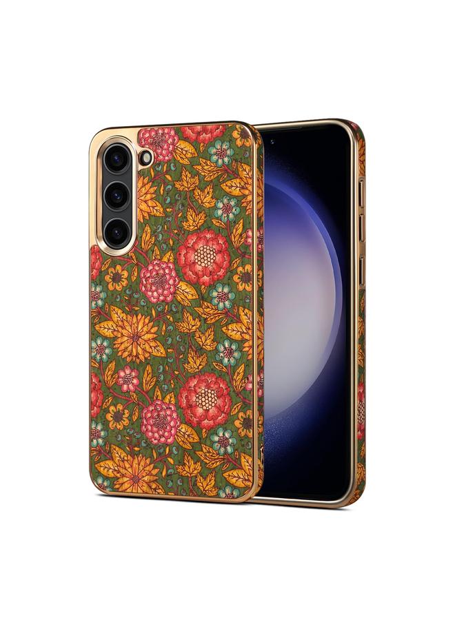 The Bros Case For Samsung Galaxy S23 FE 5G Flower Language Series Electroplated Phone Case