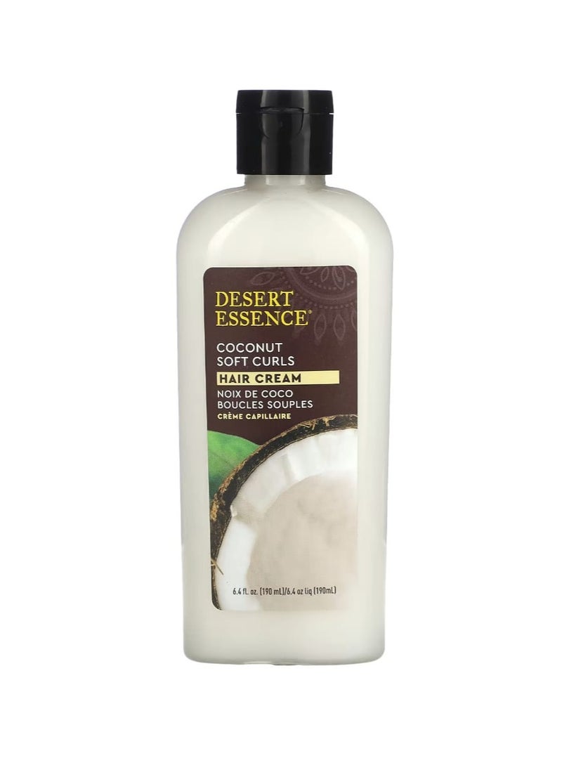 DESERT ESSENCE - Desert Essence Soft Curls Hair Cream Coconut 190 ml - Image 1