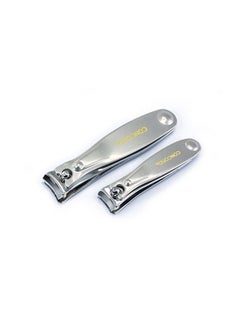Nail Clippers 2 pcs Set P8510 / Duo - silver