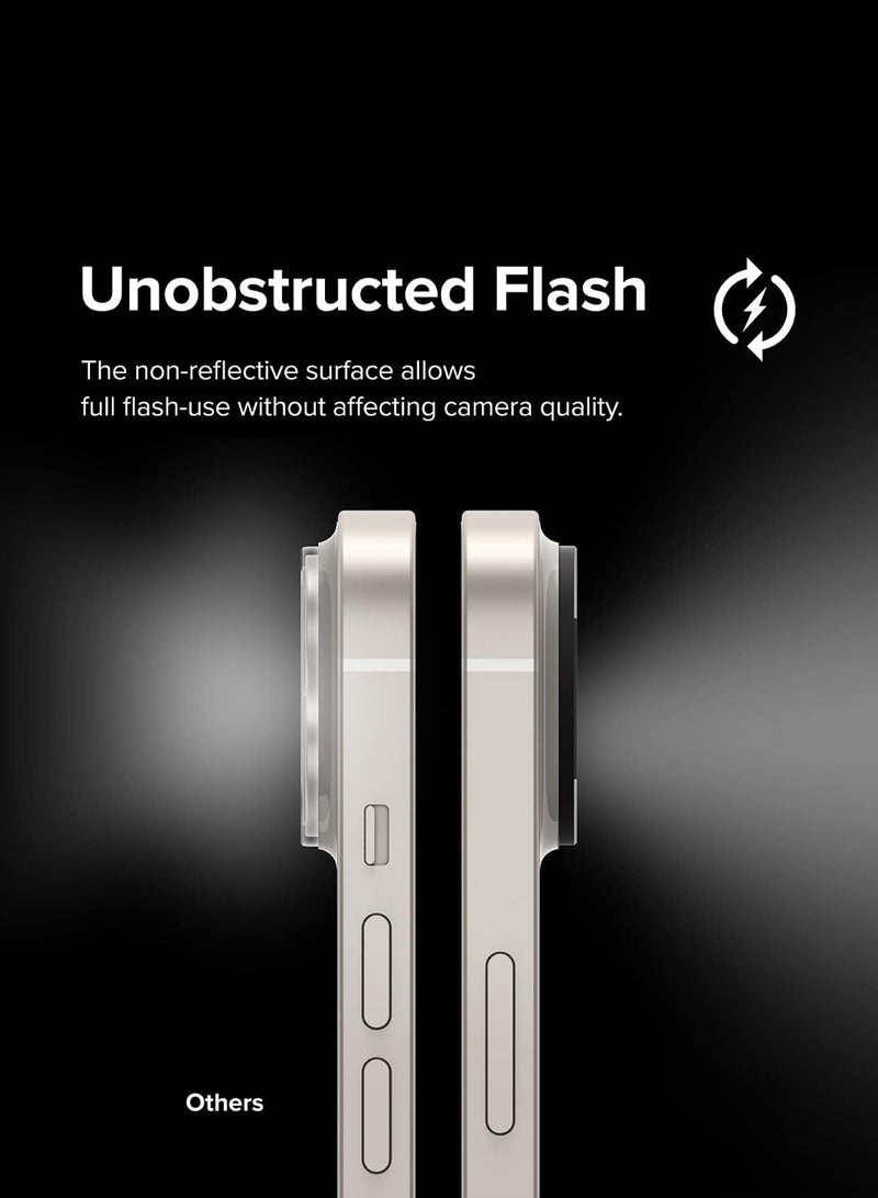 Aluminum Alloy Camera Lens Protector Shockproof Protective Camera Protection, Mobile Phone Accessory Lens No Tempered Glass Aluminum Alloy Edge Frame Protection for iPhone 15 /iPhone 15 Plus - Image 5