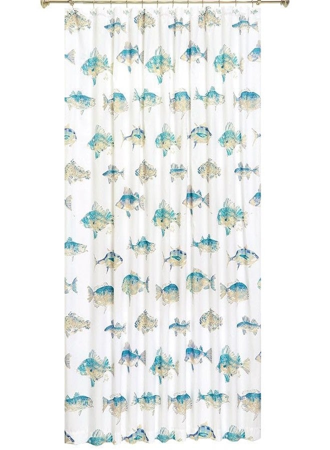 The Lakeside Collection Tisa Fish Bath Collection - Shower Curtain - Image 2