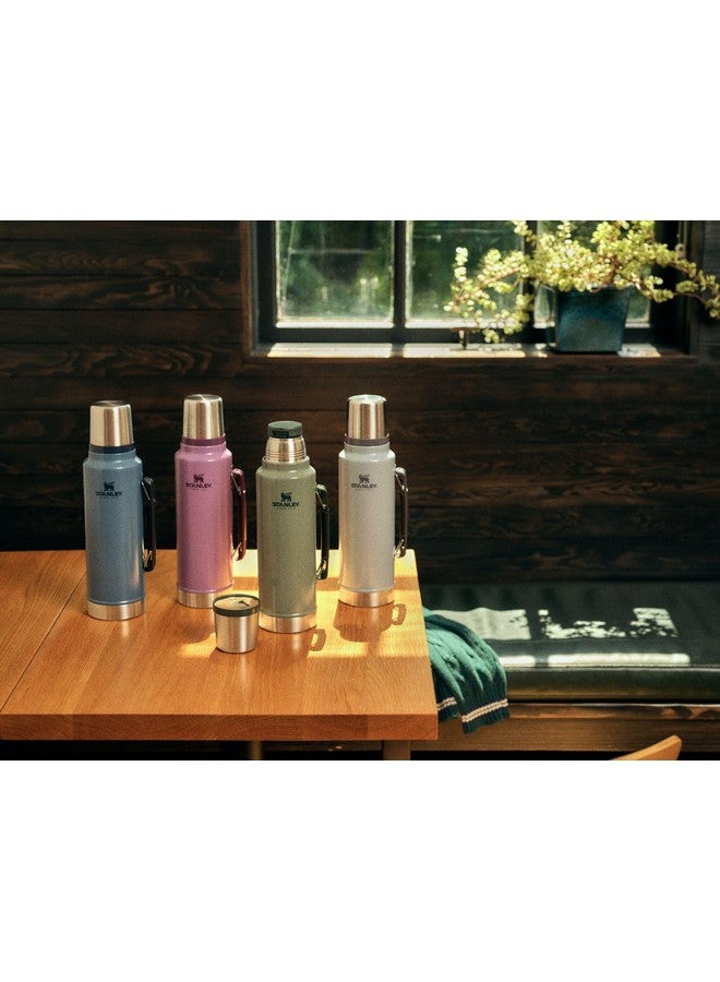 Stanley Stanley Classic Legendary Vacuum Bottle 1.5 qt | Wide Mouth with Leakproof Cup Lid | Keep Drinks Hot or Cold | Packable for Travel | Insulated Stainless Steel Thermos | BPA-Free | Hammertone Lilac  - Image 2