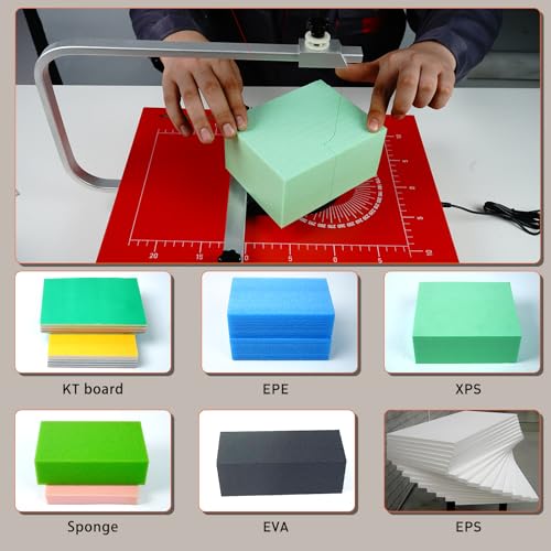 RONGTER 24W Hot Wire Foam Cutter Table, Precision DIY Craft Tool with Adjustable Temperature Precision Cutting Tool for Styrofoam and Other Foam Materials - Image 4