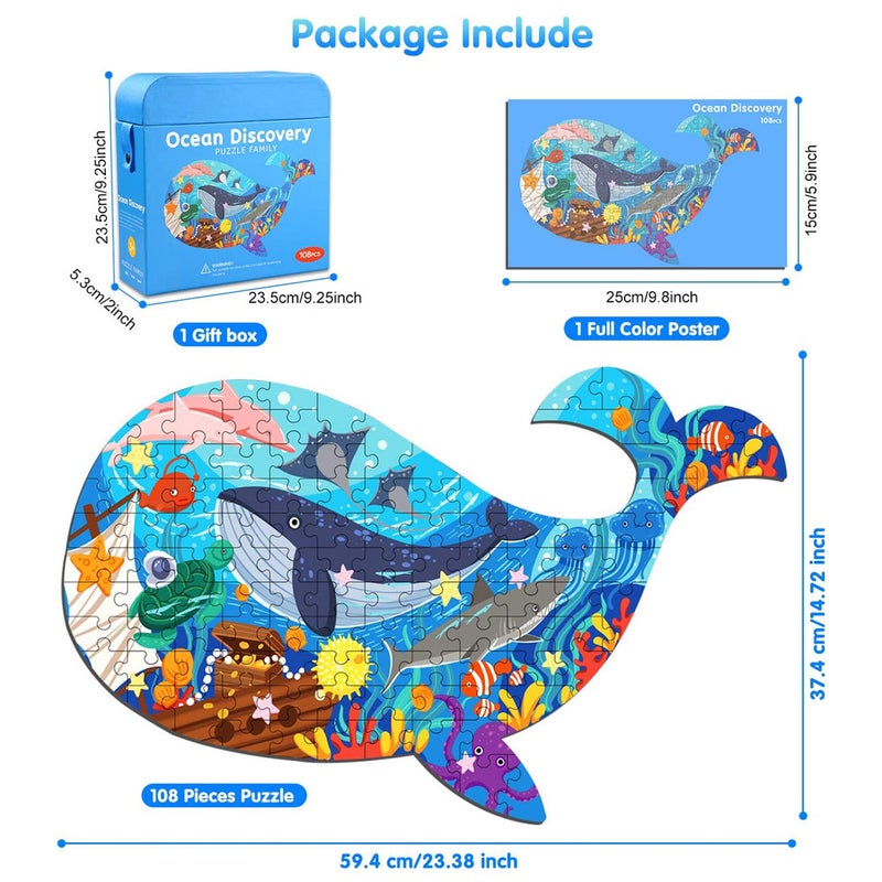 Popular Children'S Puzzle 1-9 Years Old Children'S Large Advanced Puzzle Kindergarten Early Education Enlightenment Educational Toys - Image 5