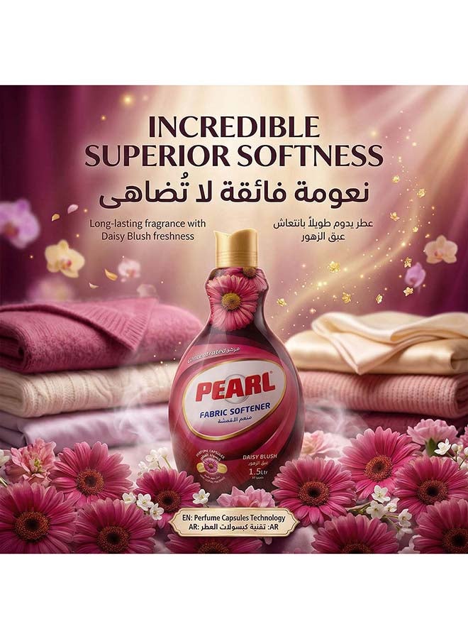 Pearl Fabric Softener Concentrate 1.5L Daisy Blush Perfume Capsules Long Lasting Fragrance Laundry Conditioner 1.5L - Image 2