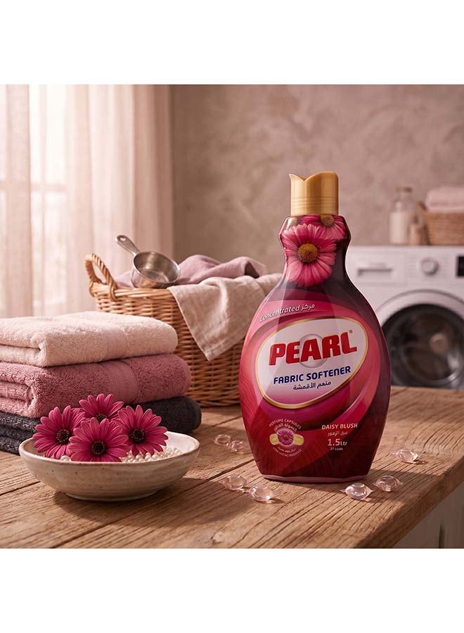 Pearl Fabric Softener Concentrate 1.5L Daisy Blush Perfume Capsules Long Lasting Fragrance Laundry Conditioner 1.5L - Image 4