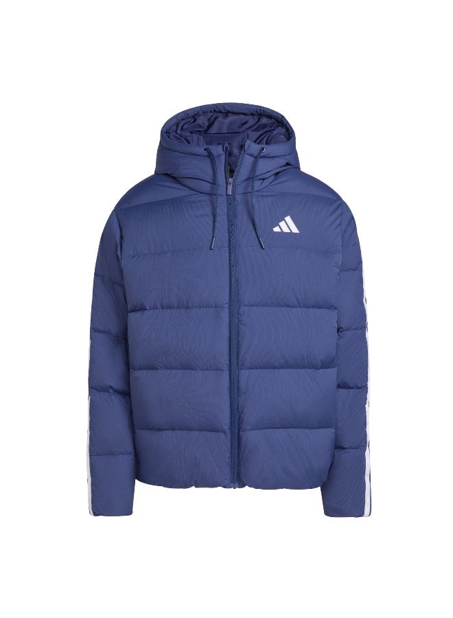 Adidas Ess 3S P D Hd J Blue Outdoor Jackets For Men XS  - Image 1