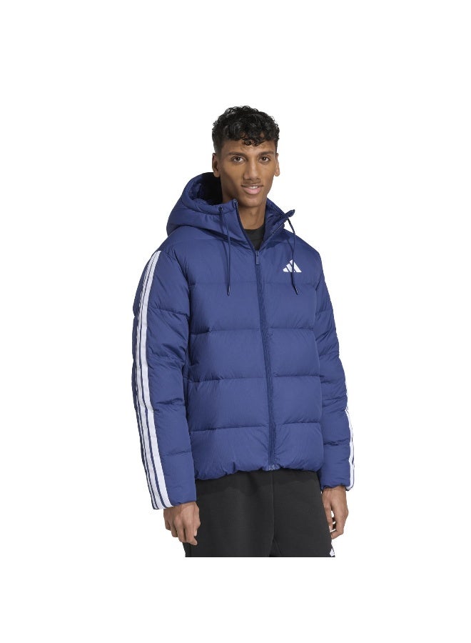 Adidas Ess 3S P D Hd J Blue Outdoor Jackets For Men XS  - Image 4