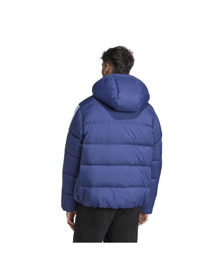 Adidas Ess 3S P D Hd J Blue Outdoor Jackets For Men XS  - Image 3