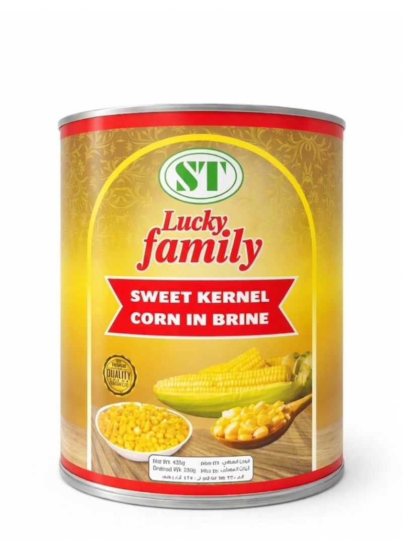 LUCKY FAMILY Sweet Kernel Corn in Brine 425g - Image 1