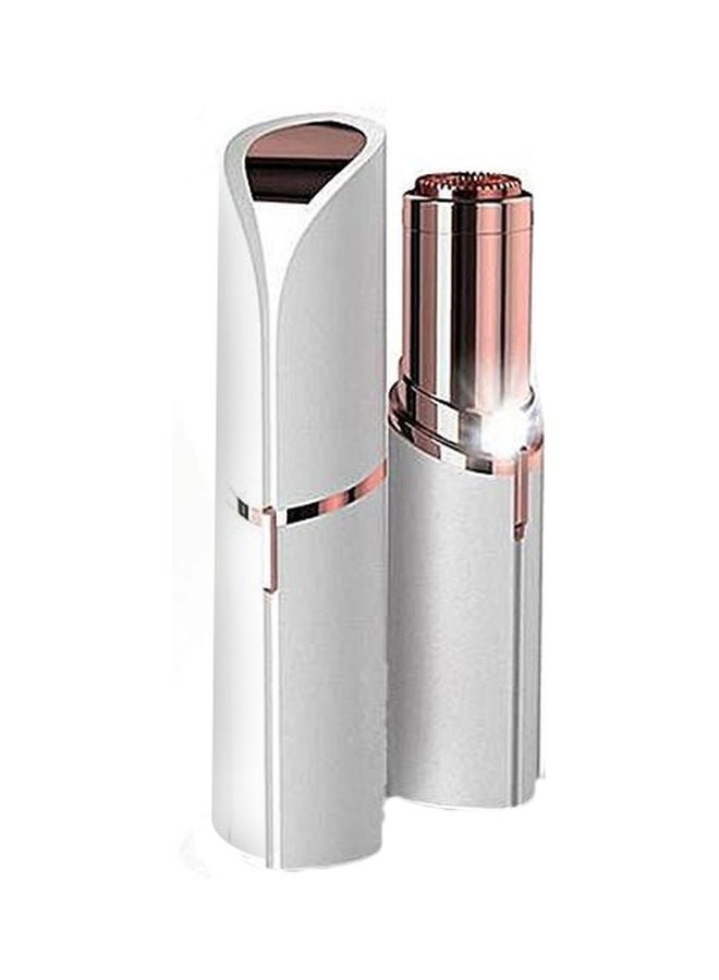 ELTRAZONE Flawlbss Facial Hair Remover White/Pink – Painless Hair Removal for Women with Built-In LED Light, Gentle Precision for Upper Lip, Chin, Cheeks & Peach Fuzz – Safe, Portable, Easy to Clean, Ideal for Daily Use at Home or On-the-Go - Image 1