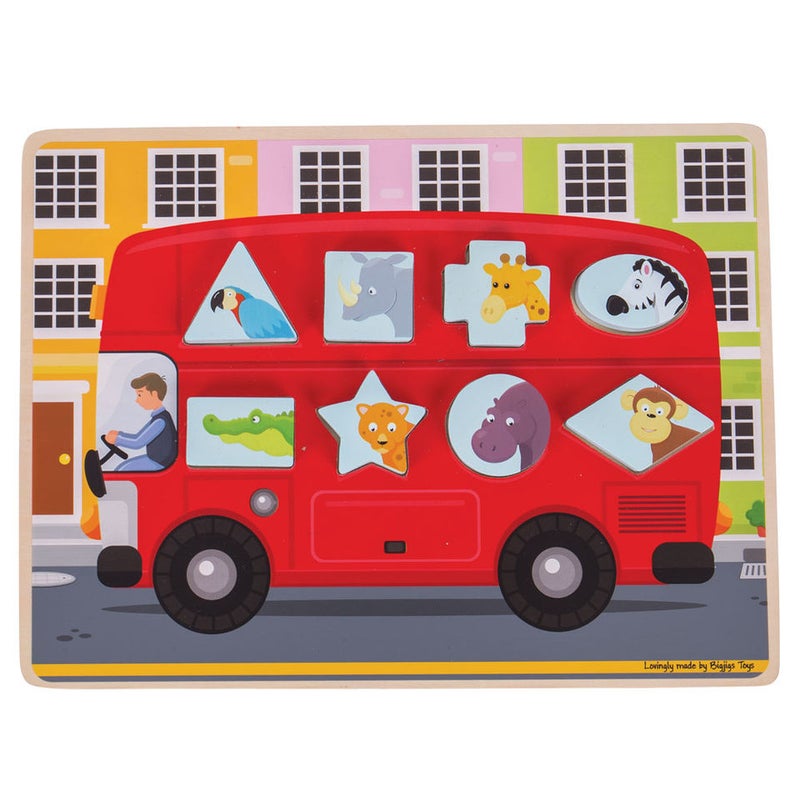 BIGJIGS Shape Sorting Bus Bj028