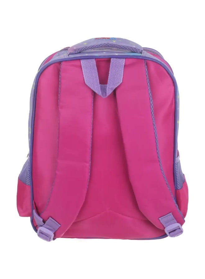 شنطة مدرسية ميكروفيبر للبنات فاليريو، 15 بوصة، 4 سوستة - متعدد الالوان - Image 3