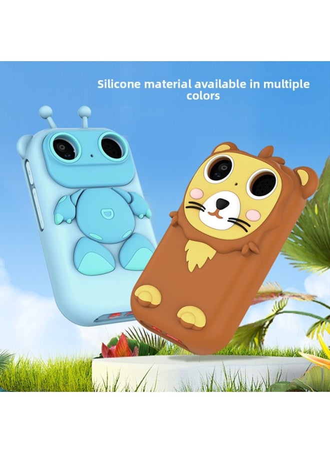 Generic Mini High-definition Digital Mobile Phone Camera Can Take Pictures And Video Multi-function Student Camera Toy-Body Color:Q13 Brown Lion-hd Dual Camera  - Image 5