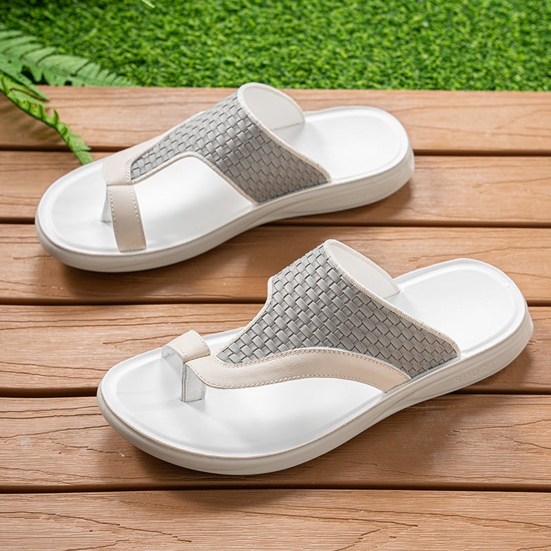 Men's Woven Flip Flops - Image 3