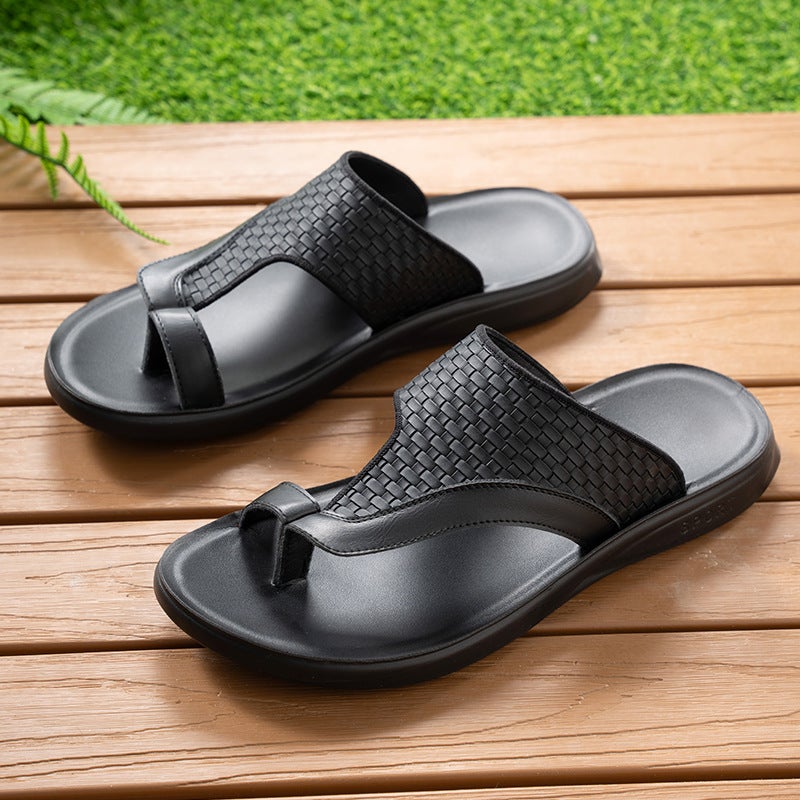 Men's Woven Flip Flops - Image 5