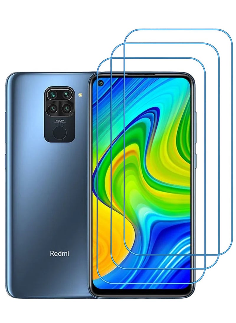 ACLIX 3 Pieces Antistatic ESD Dustproof Premium Quality High Definition Clear Tempered Glass Screen Protector Designed For Xiaomi Redmi Note 9 - Image 1
