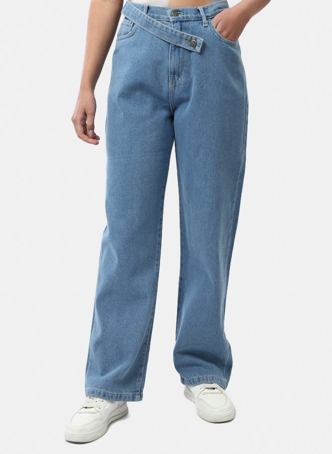 RAVIN Solid Straight Leg Jeans - Image 1
