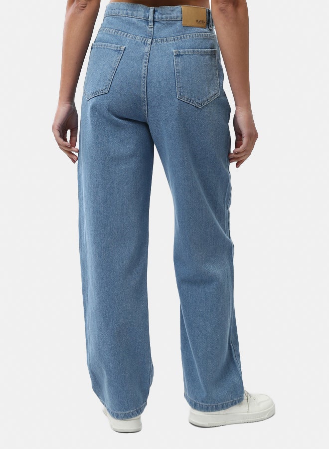 RAVIN Solid Straight Leg Jeans - Image 3