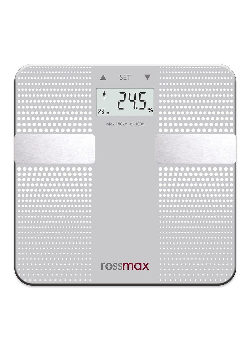 Rossmax WF260 Body Fat Monitor, Silver - Image 1