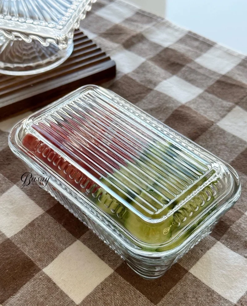 Paşabahçe Frigo 96764 2 Compartment Storage Container Jam, Honey, Olive, Breakfast Storage Container