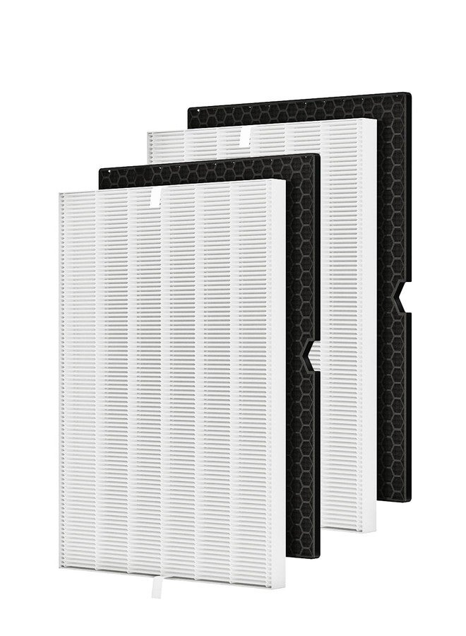 Future Way 2-Set 5500-2 Air Purifier Replacement Filter for Winix 5500-2, H13 True HEPA Filter & Activated Carbon Filter Kit, Replace 116130 Filter H - Image 1