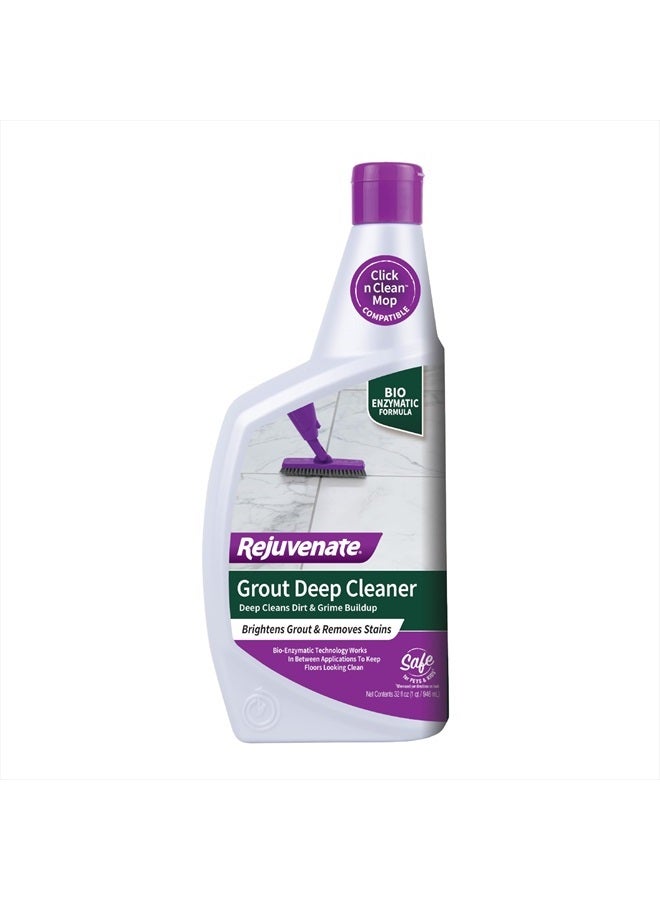 Rejuvenate منظف عميق للجراوت - تركيبة تنظيف تزيل على الفور سنوات من تراكم الأوساخ لاستعادة لون الجراوت الأصلي (32 أونصة سائلة) - Image 1