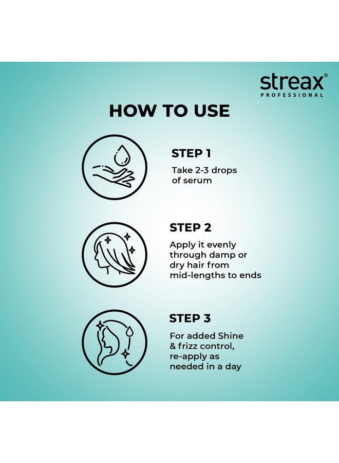 Streax Professional Vitariche Gloss Hair Serum (200 Ml) - Image 2