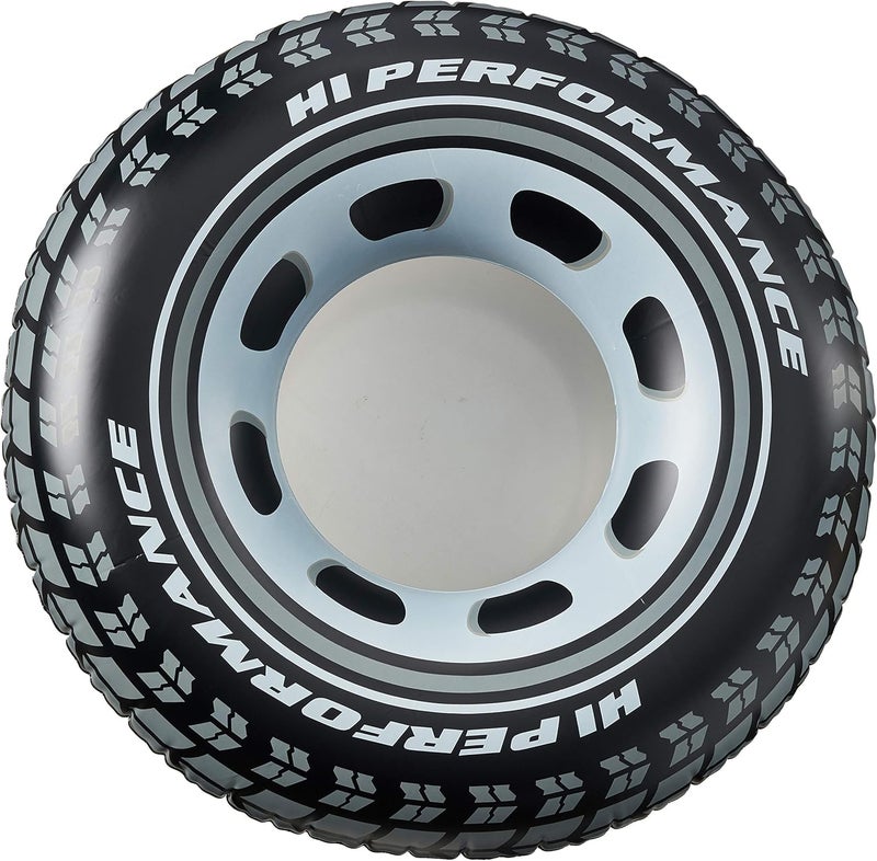 FEBLICH Tire Inflatable Pool Floats, Pool Tubes Swim Ring Pool Float, 80CM Pool Float, Pool Inner Tube Beach Floats for Adults, Blow Up Floaties Water Floaties Pool Raft Lounger Lake (Tire) - Image 1