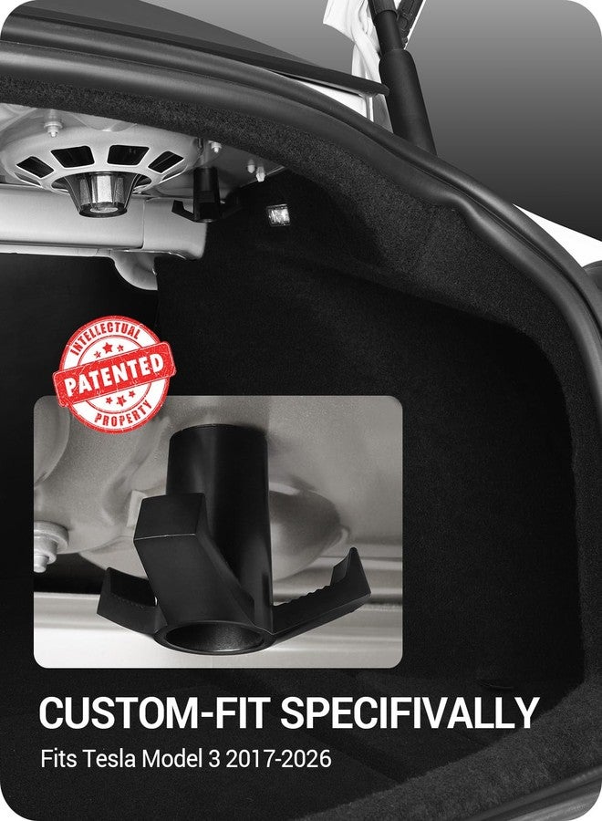 خطاف صندوق السيارة من BASENOR لسيارة تسلا موديل 3، خطاف أكياس البقالة 2019-2024 - Image 3