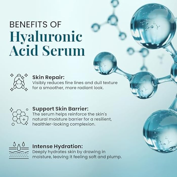 RemeVerse Hyaluronic Acid Serum - 100% Pure Formulation for Face, Lips & Décolleté - Intense Moisture for Dry Skin & Fine Lines - Wrinkle-Reducing Formula for a Youthful & Plump Appearance, 1 oz - Image 5